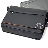 Samsung P560-54P 15.4-Inch Laptop Classic Full Flap Messenger Bag with Multi Pockets - Black