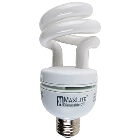 MaxLite MLS25EADWW 25-Watt DimMax Dimming Compact Fluorescent Lamp ( 100-Watt equivalent)... by Maxlite