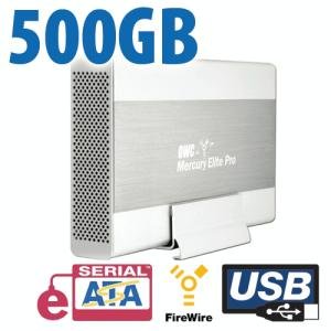 500GB OWC Mercury Elite Pro Quad Interface 7200RPM eSATA/FW800/FW400/USB2 Storage Solution