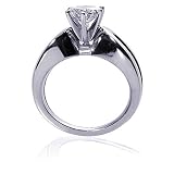 0.50 Ct Heart Shaped Solitaire Diamond Split Band Engagement Ring 14K VS2-F GIA
