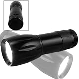 Neiko Black 9 LED Aluminum Flashlight Super Bright