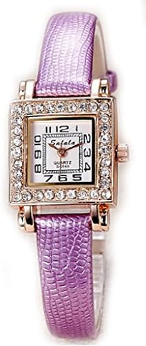 Womens Analog Wrist Watches with Rectangle Dial Face