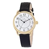 AK Anne Klein Womens 108686SVBK Gold-Tone Easy