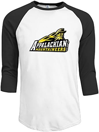DDTD Appalachian State University2 Men's Comfort Raglan T-shirts, Black ,L