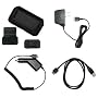 Cell Phone Accessories Bundle for Samsung Magnet A257 / A177 (Includes; Premium Leather Side Carry Case, Rapid Car Charger cla, Travel Home Wall Charger, USB Data Sync Cable )