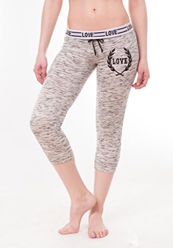 3 Pices Pack French Terry Active Capri-Heather Grey, Space Grey &amp; Black (Large)