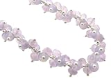 Lavendar Chalcedony Spiral Necklace by Ten Thousand Things