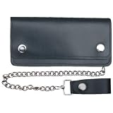 Long Biker Leather Chain Wallet Large 8