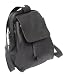 Piel Small Drawstring Backpack (Black)