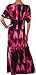 Funfash Plus Size Dress Pink Black Women's Long Dress Maxi Dress Cocktail Dress
