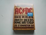 Ac/dc Sight and Sound Collection BOX SET Dvd 2cd (Live At Doninton DVD Back in Black Cd Dirty Deeds Done Dirt Cheap Cd)