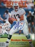 Signed Marino, Dan (Miami Dolphins) Beckett Magazine 12/1995