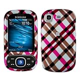 Samsung Strive A687 Hot Pink Plaid Protective Case Faceplate Cover
