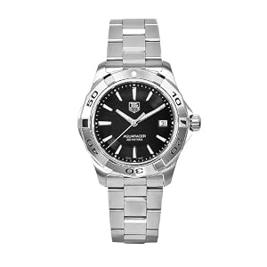 TAG Heuer Men's WAP1110.BA0831 Aquaracer Black Dial Watch