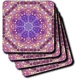 Cindy Thorrington Haggerty Kaleido Mandela - Center Of Diamond - Coasters
