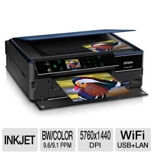 Epson Artisan 730 Wireless All-in-One Color Inkjet Printer, Copier, Scanner (C11CB18201)