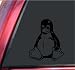 Tux The Penguin Vinyl Decal Sticker - Black
