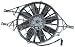TYC 620890 Dodge Durango Replacement Radiator/Condenser Cooling Fan Assembly