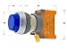 Alpinetech PLN-22A Blue 22mm 120V AC/DC LED Pilot Panel Indicator Light
