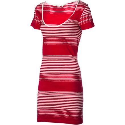 Lifetime Striped Dylan Dress - Women's Tango Red, L