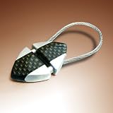 MOMO Design Real Carbon Fiber Key Chain