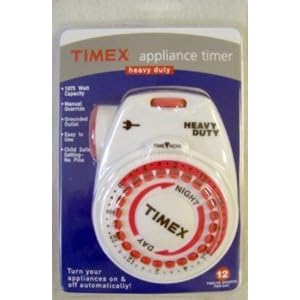 Timex Heavy Duty Appliance Timer 1875W Analog Grounded by 