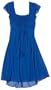 Ruby Rox Girls 7-16 Drape Front - Flutter Sleeve Dress