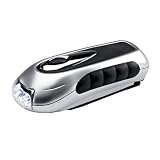 Outdoor Living : Active Products 3 LED Dynamo Wind Up Torch - Silver