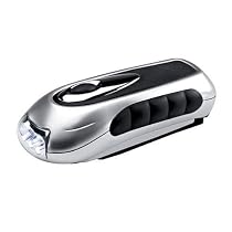 Active Products 3 LED Dynamo Wind Up Torch - Silver