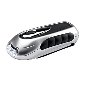 Active Products 3 LED Dynamo Wind Up Torch - Silver