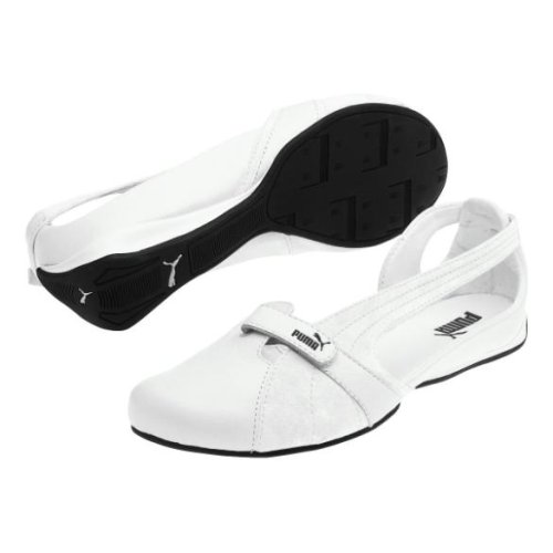 PUMA ESPERA BALLERINA WHITE WHITE BLACK