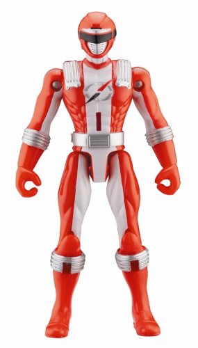 Childrens Toyshop  Toys : Power Rangers Operation Overdrive  - 12.5cm Operation Overdrive Battlized Figure - Red Turbo