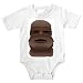 Baby clothes with cameroon, face, mask, wood, ekoi, artifact