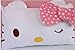 Hello Kitty Face Soft Pillowcase Pink