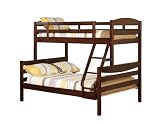 Walker Edison BWTODWB Twin Full Bunk Bed