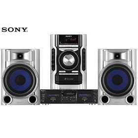 Sony MHCEC55 DSGX Bass Mini Hi-Fi Component System with Sony TCWE475B Dual Cassette Player / Recorder - 3 Disc CD Changer - 2-Way Bass Reflex Speakers - AM/FM Tuner with 30 Station Presets