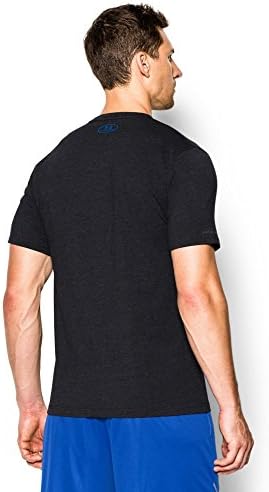 Under Armour Men's CC Left Chest Lockup Tee, XX-Large, Black/Blue Jet