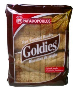 Goldies Toast Rusks, RYE, 160g by parthenonfoods.com
