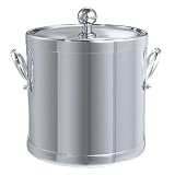 Kraftware Americano Ice Bucket - Polished Stainless (3-qt.)