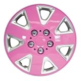 13 Pink and Silver Wheel trims