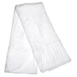 Elegant Baby Christening Shawl With Wide Belgian Border 100% Acrylic 38" X 44".