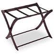 Folding Luggage Rack (Espresso) (20" H x 26.5" W x 18.7" D)