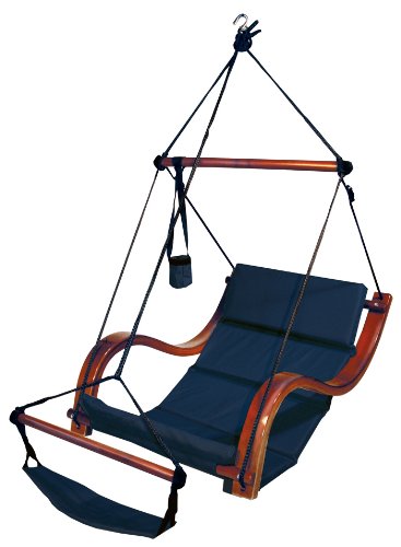 Hammaka Nami Hanging Lounge Chair, MIDNIGHT BLUE