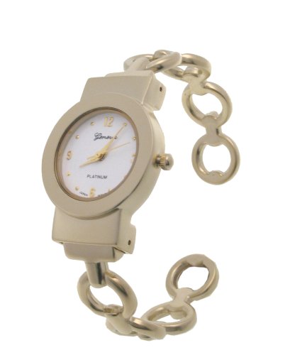 Click here for Geneva Platinum Gold Matte Finish Chain Link Fashi... prices