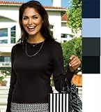 Womens Port Authority Fine-Gauge Long Sleeve Crewneck Sweater