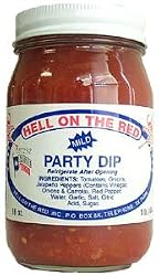 Hell on The Red Party Dip Mild Salsa 16 oz. - 4 Unit Pack
