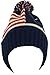 Premium Unisex Warm Knit USA American Flag Style Beanie Hat (One Size, Navy)