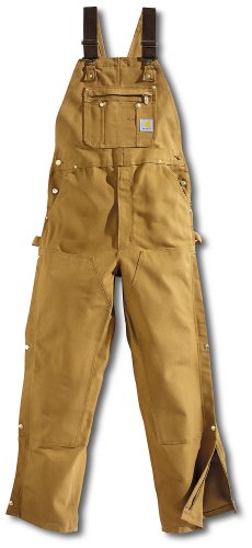 Buy Carhartt® Duck Zip - to - thigh Overalls 34 by CARHARTT