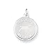 Sterling Silver English Setter Dog Solid Disc Charm