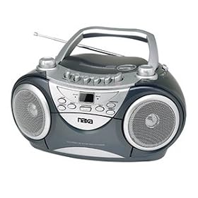 NAXA NX-237 Portable VCD/MP3/CD AM/FM Stereo Radio Cassette Player/Recorder w/Game Function & Remote Control